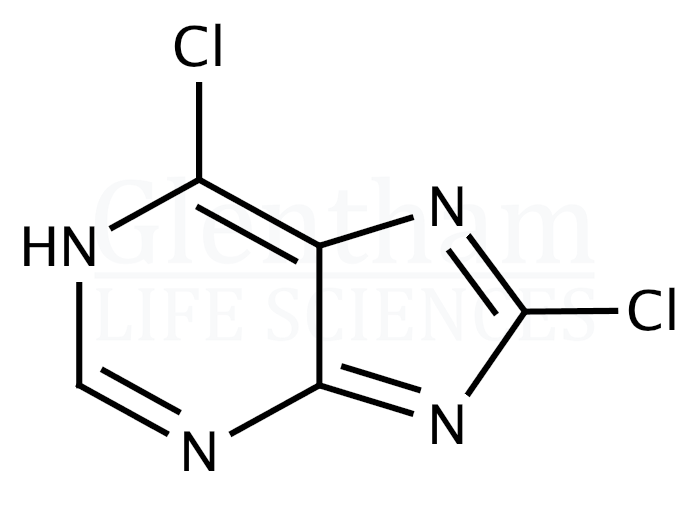6,8-Dichloropurine Structure