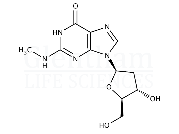 2''-Deoxy-N2-methylguanosine Structure