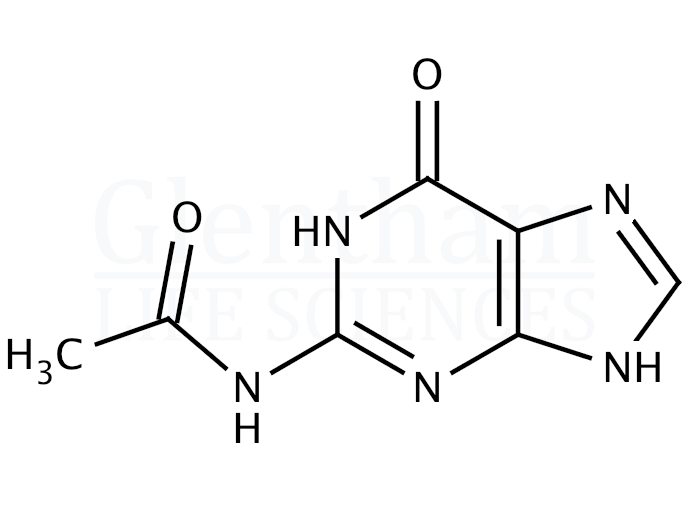 N-2-Acetylguanine Structure