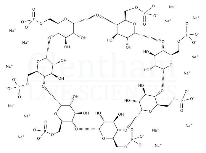 beta-Cyclodextrin phosphate sodium salt Structure