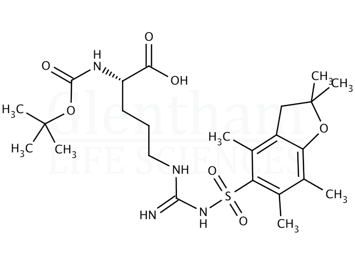 Boc-Arg(Pbf)-OH Structure