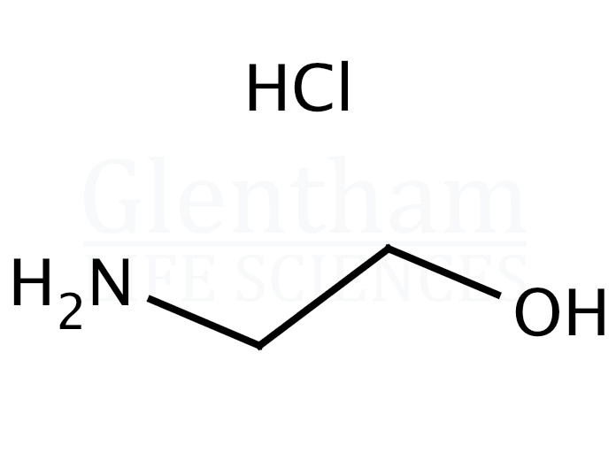 Structure for  Ethanolamine hydrochloride  (2002-24-6)