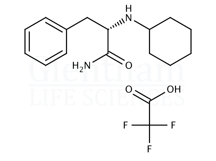 N-Cyclohexyl-L-phenylalaninamide mono(trifluoroacetate) Structure