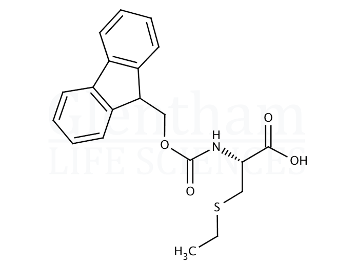 Fmoc-S-ethyl-L-cysteine Structure