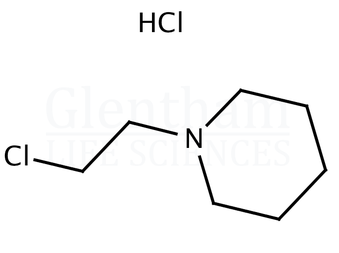 Structure for 1-(2-Chloroethyl)piperidine hydrochloride