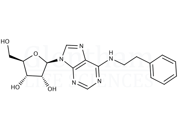 Structure for N6-(2-Phenylethyl)adenosine