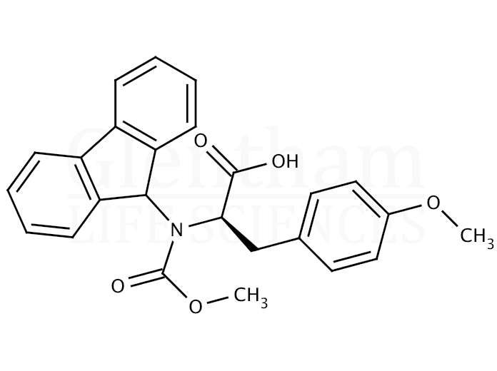 Fmoc-O-methyl-D-tyrosine Structure