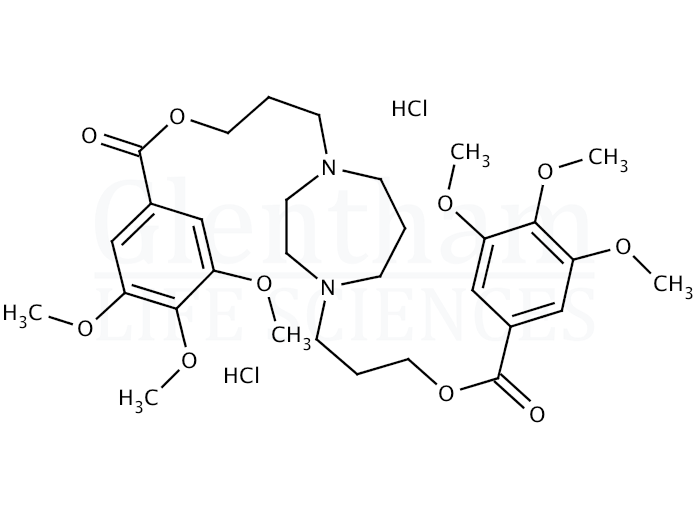 Structure for  Dilazep dihydrochloride   (20153-98-4)