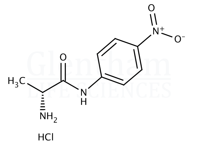 Structure for D-Alanine 4-nitroanilide hydrochloride