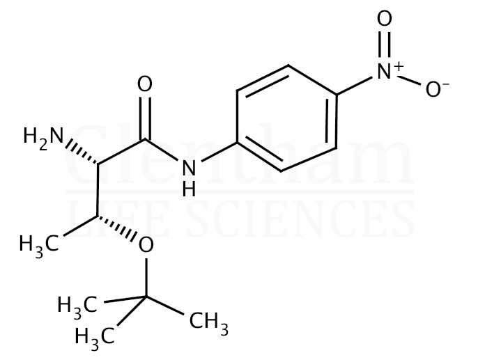 t-Butyl-L-threonine 4-nitroanilide Structure