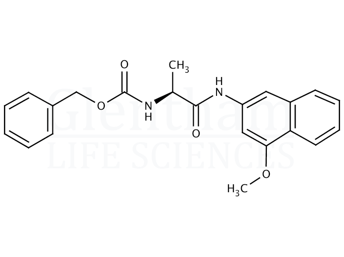 Z-L-alanine 4-methoxy-beta-naphthylamide Structure