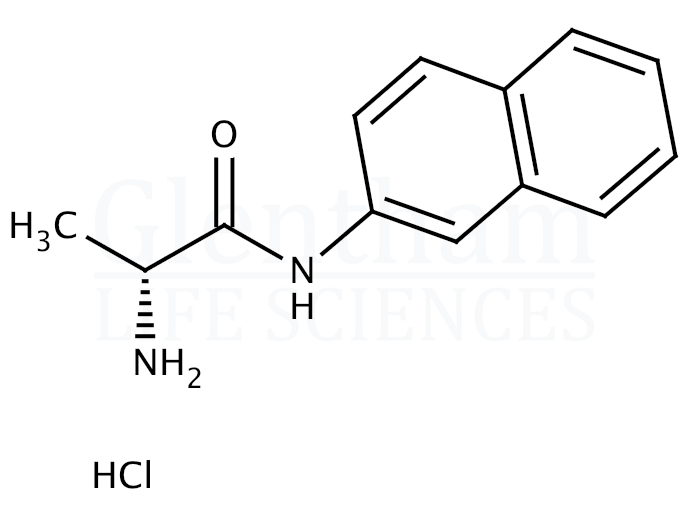 D-Alanine beta-naphthylamide hydrochloride Structure