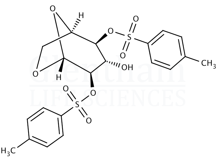 Structure for 1,6-Anhydro-2,4-di-O-p-toluenesulfonyl-b-D-glucopyranose