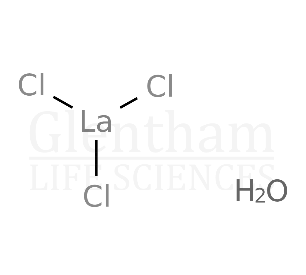 Lanthanum chloride hydrate, 99.99% Structure