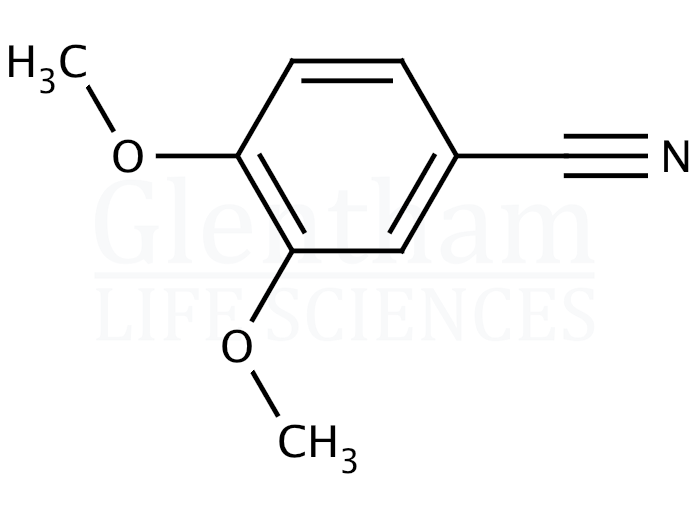 3,4-Dimethoxybenzonitrile Structure