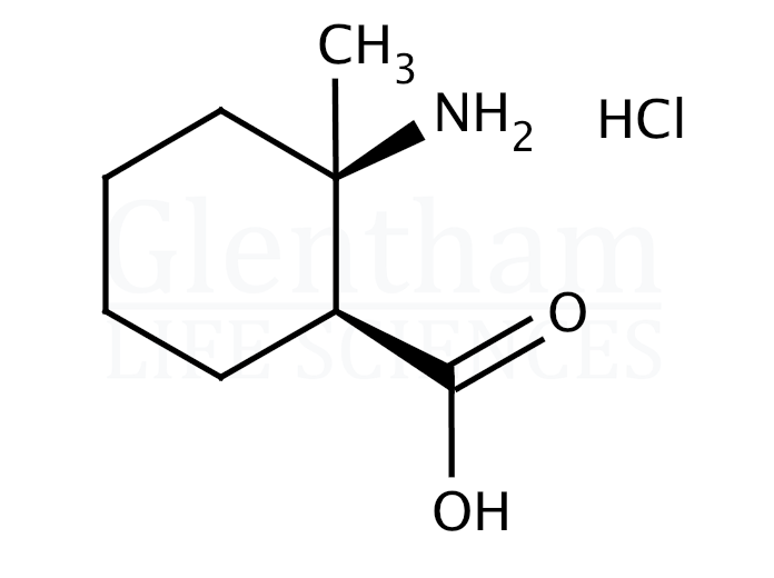 cis-2-Amino-2-methylcyclohexanecarboxylic acid hydrochloride Structure