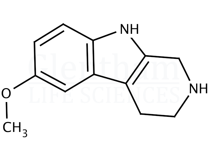 6-Methoxy-1,2,3,4-tetrahydro-9H-pyrido[3,4-b]indole Structure