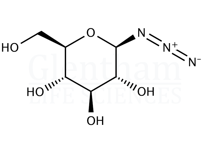 Structure for b-D-Glucopyranosyl azide (20379-59-3)