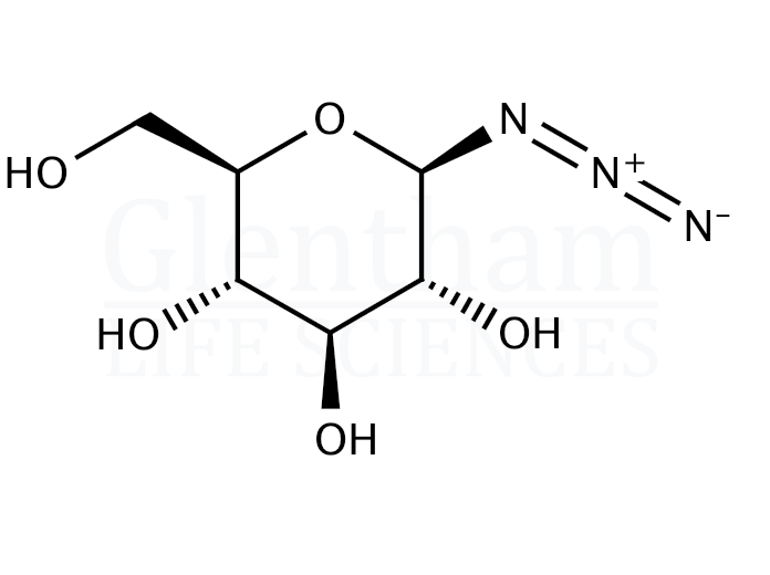 b-D-Glucopyranosyl azide Structure