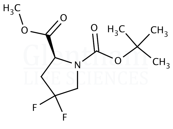 N-Boc-4,4-Difluoro-L-proline methyl ester Structure
