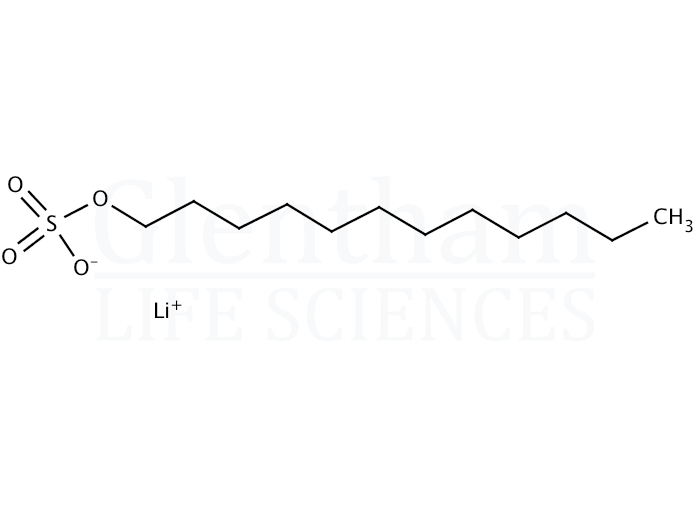 Lithium dodecyl sulfate, 99% Structure