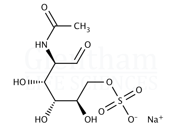 N-Acetyl-D-galactosamine-6-O-sulphate sodium salt Structure