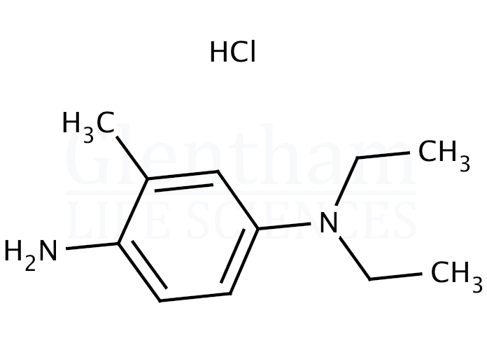 Structure for 4-N,N-Diethyl-2-methyl-1,4-phenylenediamine monohydrochloride (CD-2 Developer)