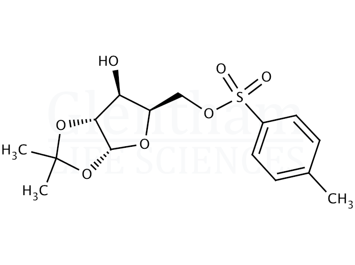 Strcuture for 1,2-O-Isopropylidene-5-O-p-toluenesulfonyl-a-D-xylofuranose