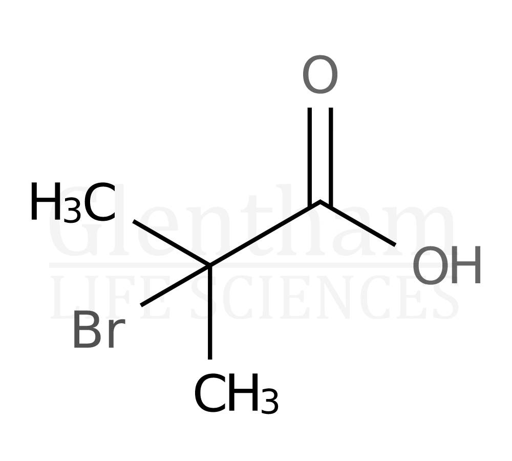 2-Bromoisobutyric acid Structure