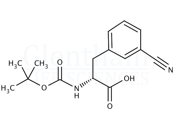 Structure for Boc-D-Phe(3-CN)-OH   