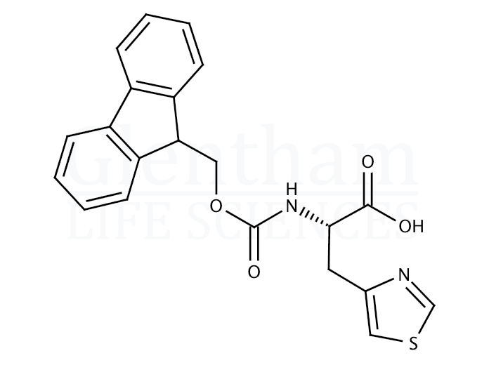 Fmoc-β-(4-thiazolyl)-Ala-OH Structure