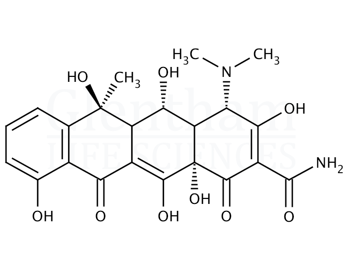 Structure for Oxytetracycline hydrochloride (2058-46-0)