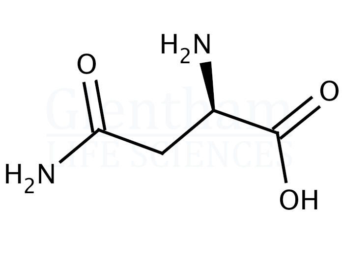 Structure for D-Asparagine, anhydrous