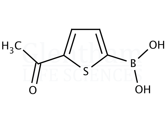 Structure for 5-Acetyl-2-thiopheneboronic acid