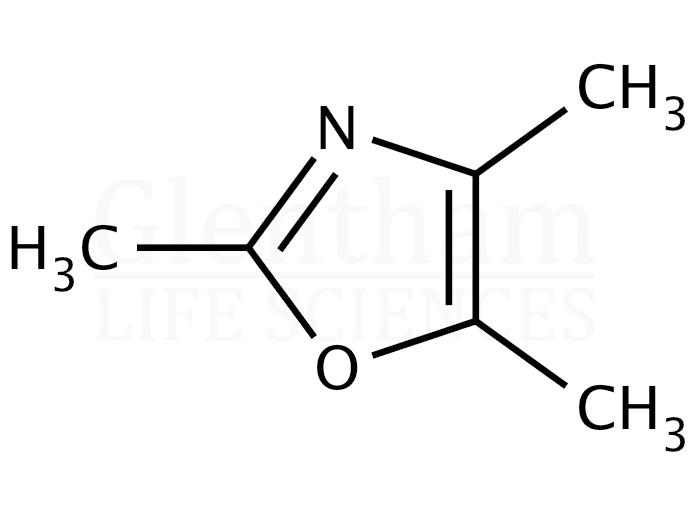 2,4,5-Trimethyloxazole Structure