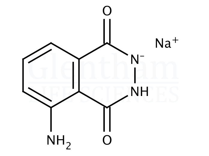 5-Amino-2,3-dihydro-1,4- phthalazinedione sodium salt (Sodium Luminol) Structure