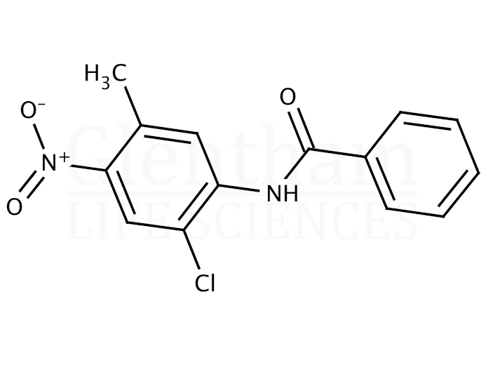 Structure for 2′-Chloro-5′-methyl-4′-nitrobenzanilide 