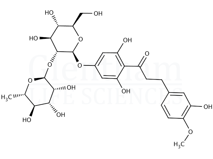 Neohesperidin dihydrochalcone, Ph. Eur. grade Structure