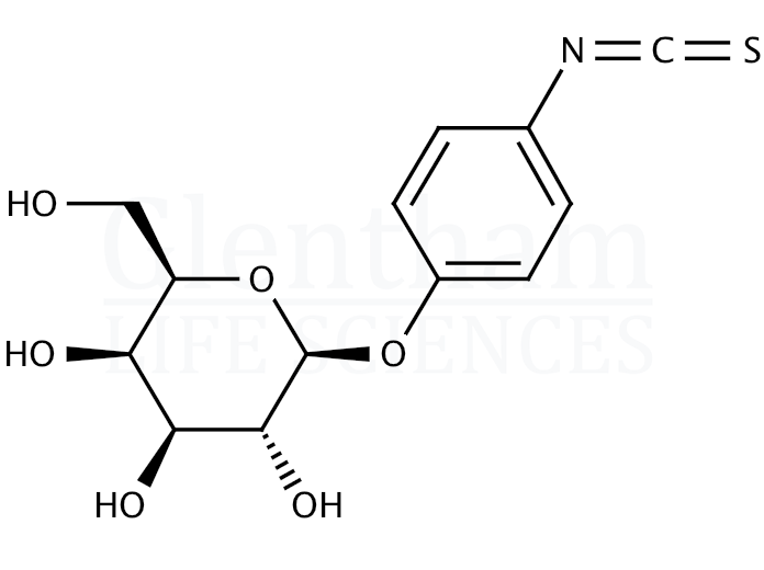 β-D-Galactopyranosylphenyl isothiocyanate Structure