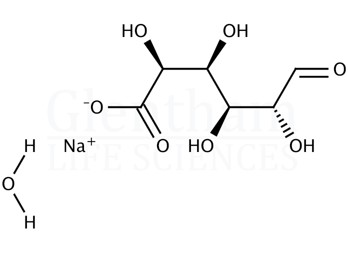 D-Glucuronic acid sodium salt monohydrate Structure