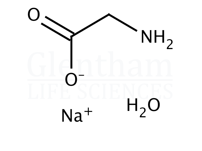 Glycine sodium salt hydrate  Structure