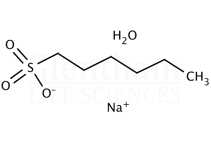 1-Hexanesulfonic acid sodium salt monohydrate, HPLC grade Structure