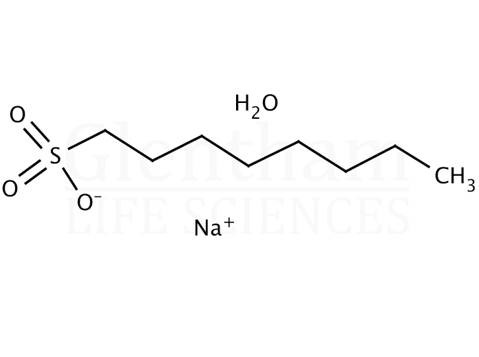 1-Octanesulfonic acid sodium salt monohydrate Structure