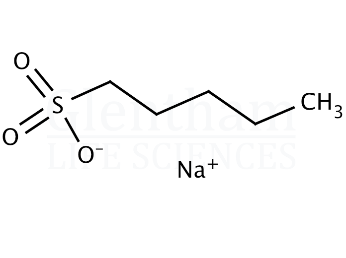 Structure for 1-Pentanesulfonic acid sodium salt monohydrate (207605-40-1)