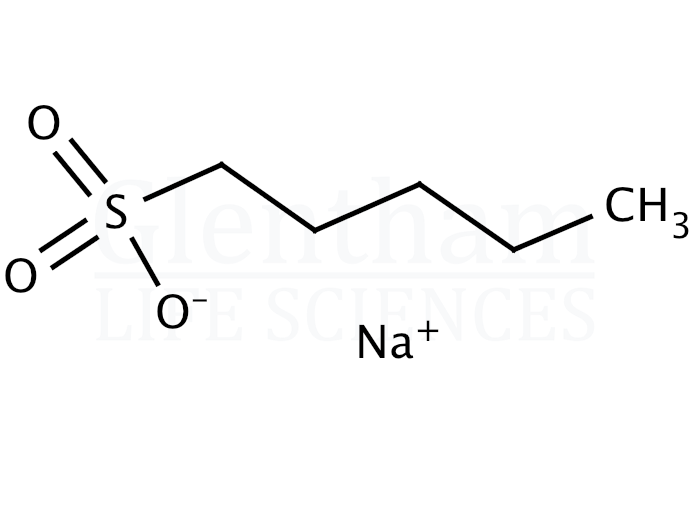 Strcuture for 1-Pentanesulfonic acid sodium salt monohydrate