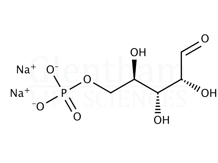 Structure for D-Ribose-5-phosphate disodium salt dihydrate