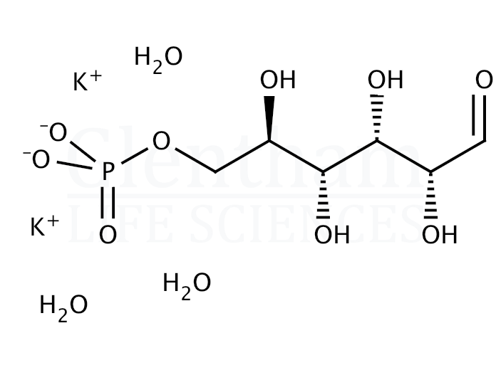 a-D-Glucose-6-phosphate dipotassium salt hydrate Structure