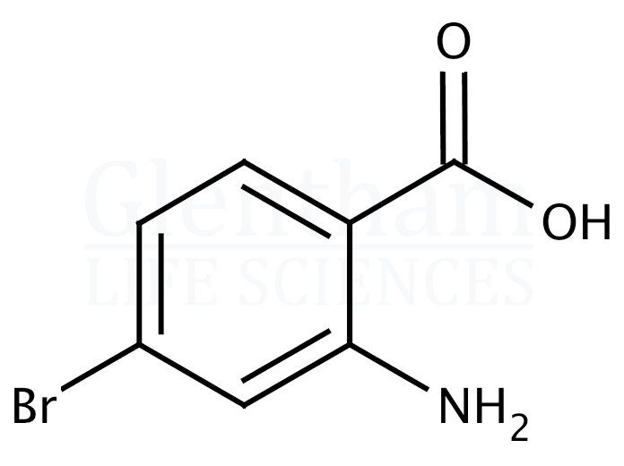Structure for 2-Amino-4-bromobenzoic acid  (20776-50-5)
