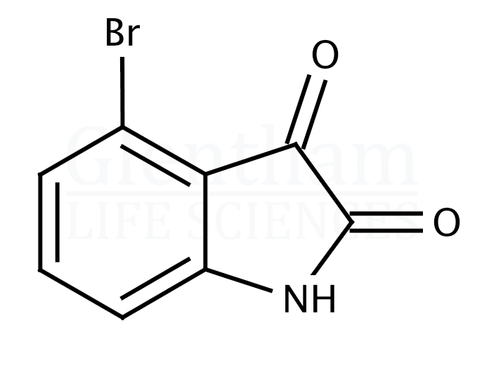 Structure for 4-Bromoisatin