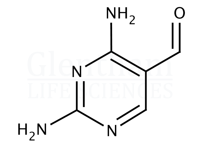 Structure for 2,4-Diaminopyrimidine-5-carboxaldehyde